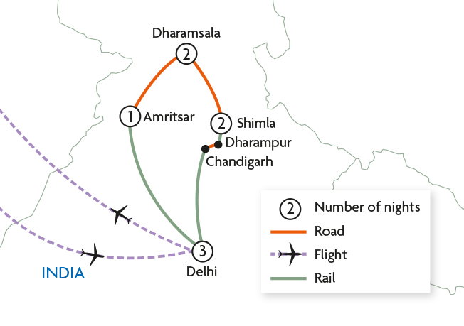 Temples, Mountains & Monasteries