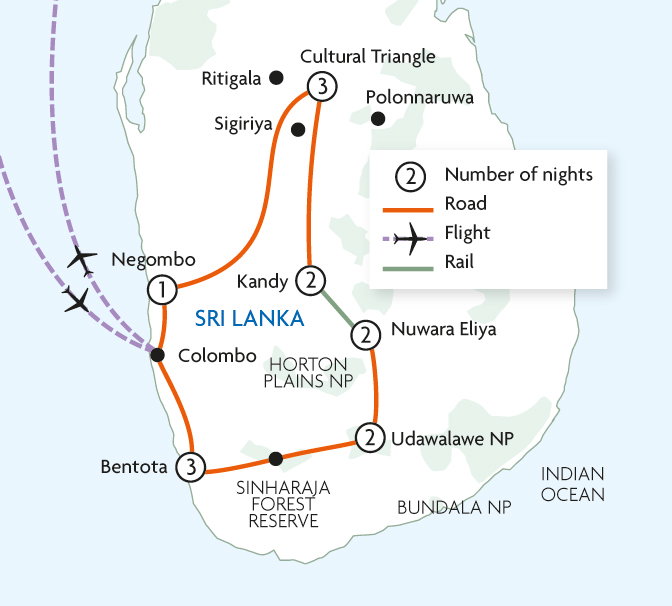 Classic Sri Lanka with Udawalawe & Bentota