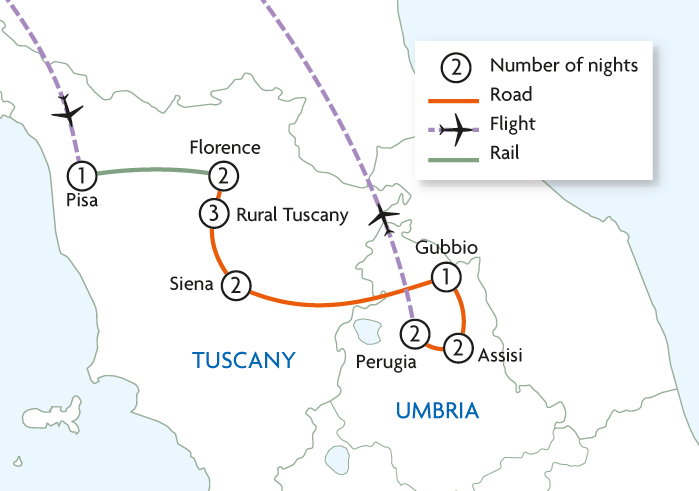 Tuscany & Umbria Adventure