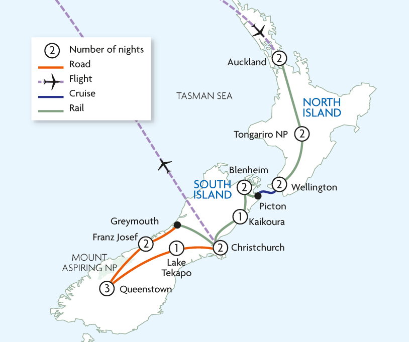 New Zealand by Rail