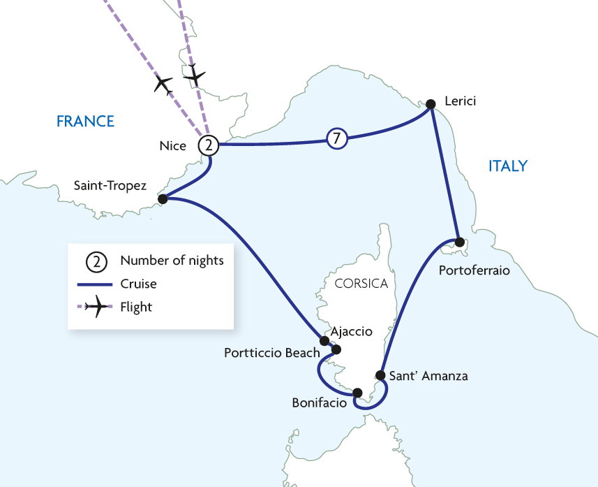 Corsica & French Riviera