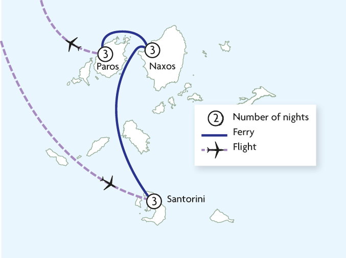 Greek Island Hopping: Santorini, Naxos & Paros