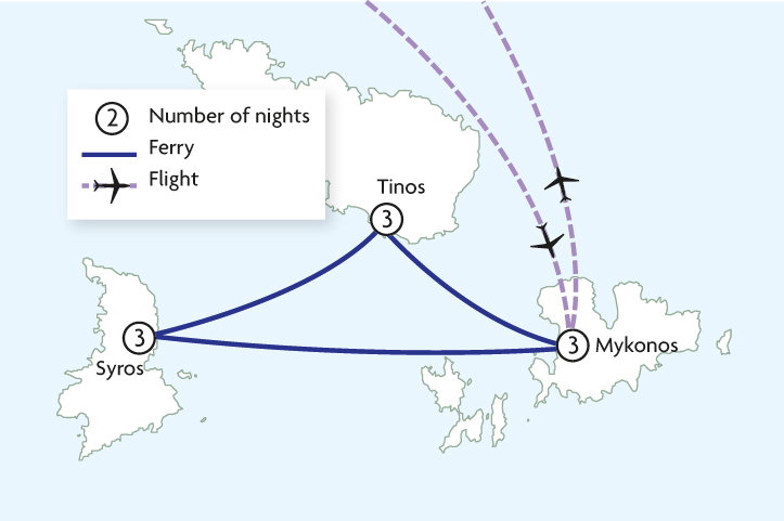 Greek Island Hopping: Tinos, Syros & Mykonos