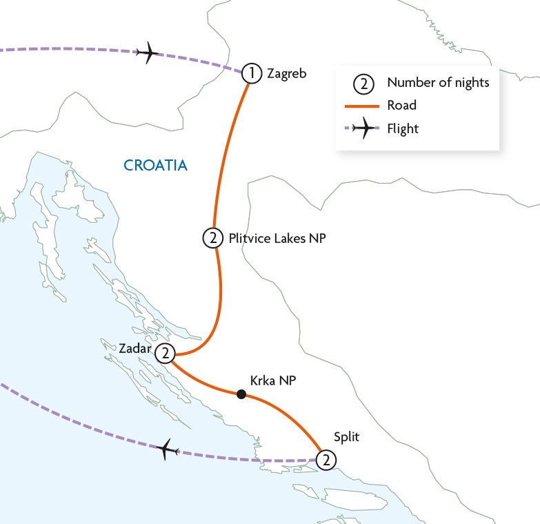 Croatia's Wonderful Waterfalls and Historic Walls