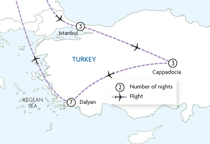 Golden Sands and Treasures of Turkey with Villa
