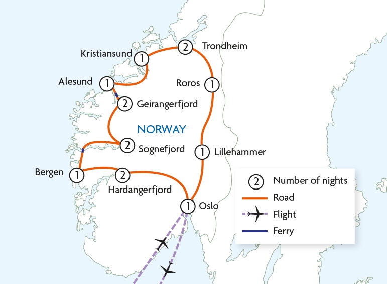 Norwegian Fjords & The Atlantic Ocean Road