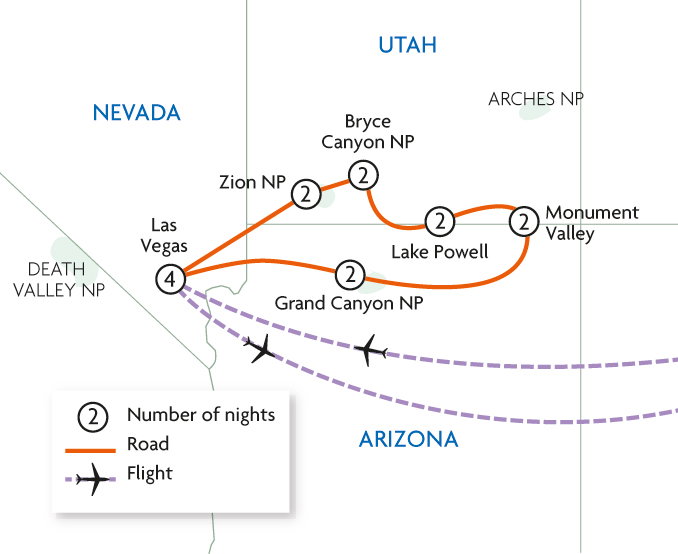 The Grand Circle - Iconic Desert National Parks