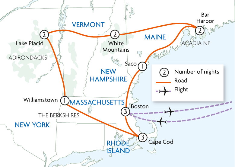 Classic New England & The Adirondacks - Motorhome Holiday