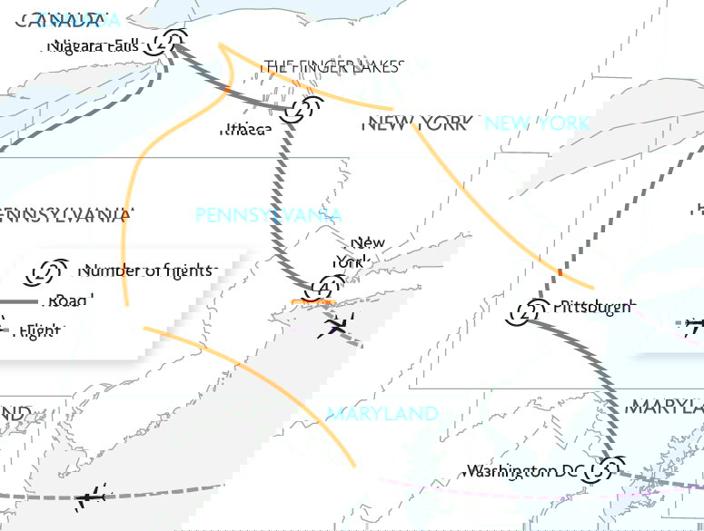 Highlights & Delights of Eastern USA