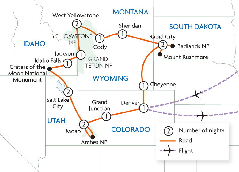 Yellowstone & The Wild West