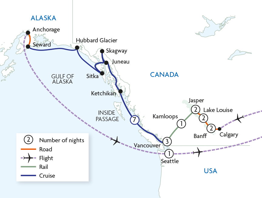 Fairmonts of Western Canada & Incredible Alaska