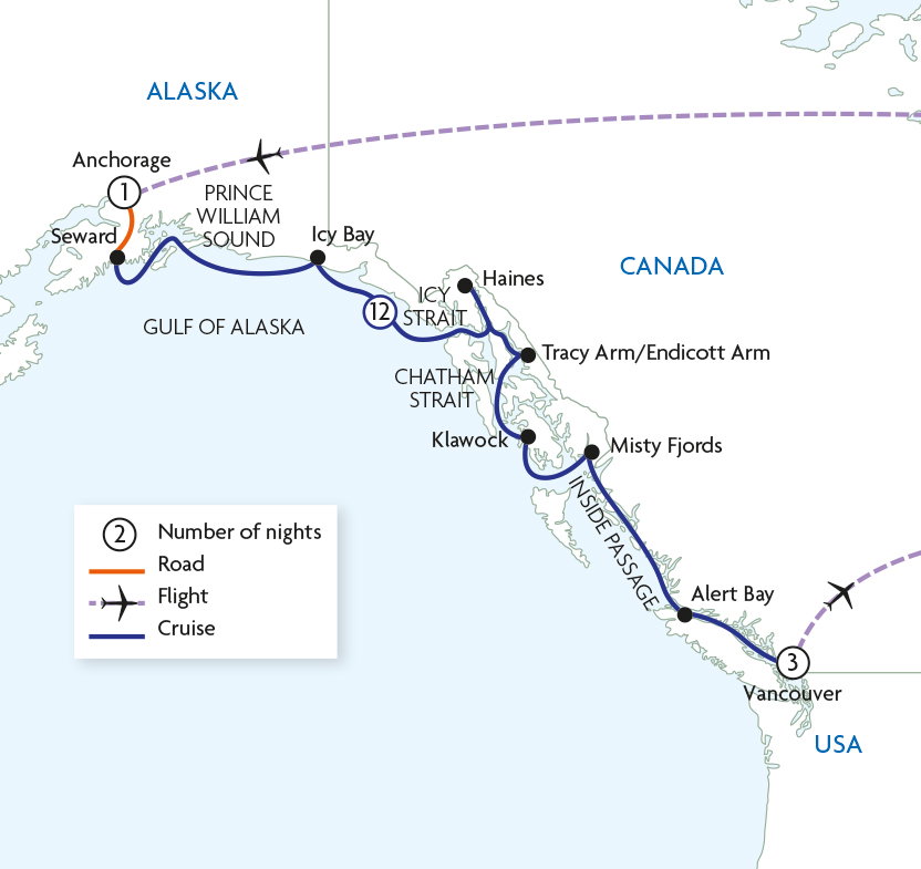 Alaska's Wilderness, Glaciers & Culture