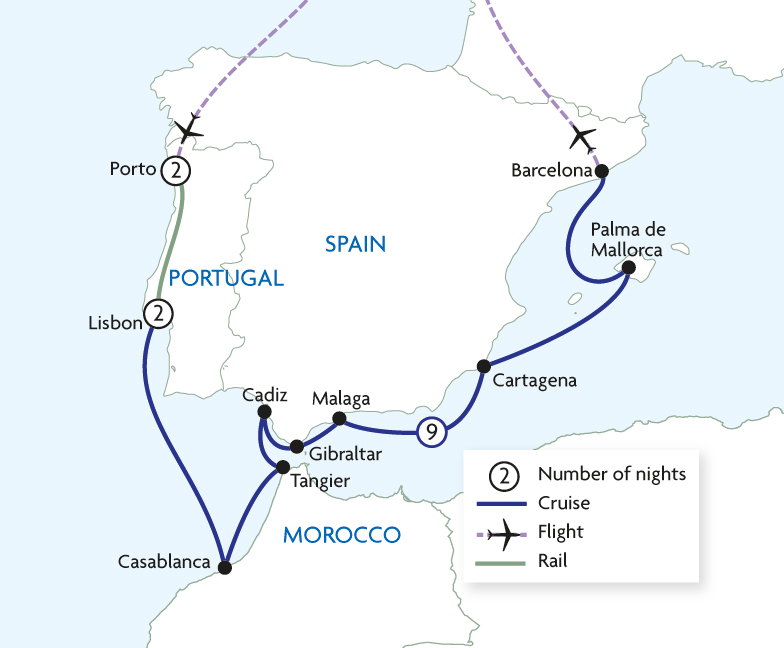 Picturesque Portugal, Morocco & Spain
