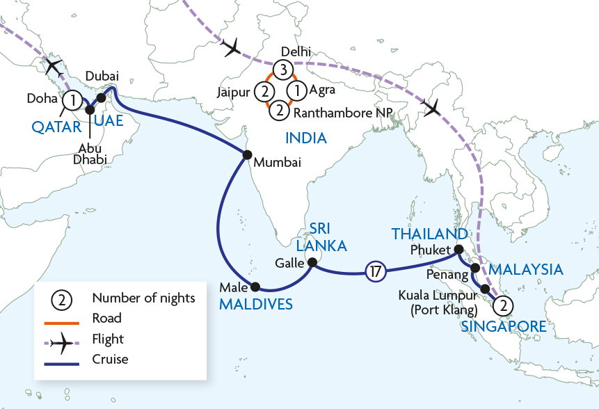 Temples, Tigers & the Spice Route