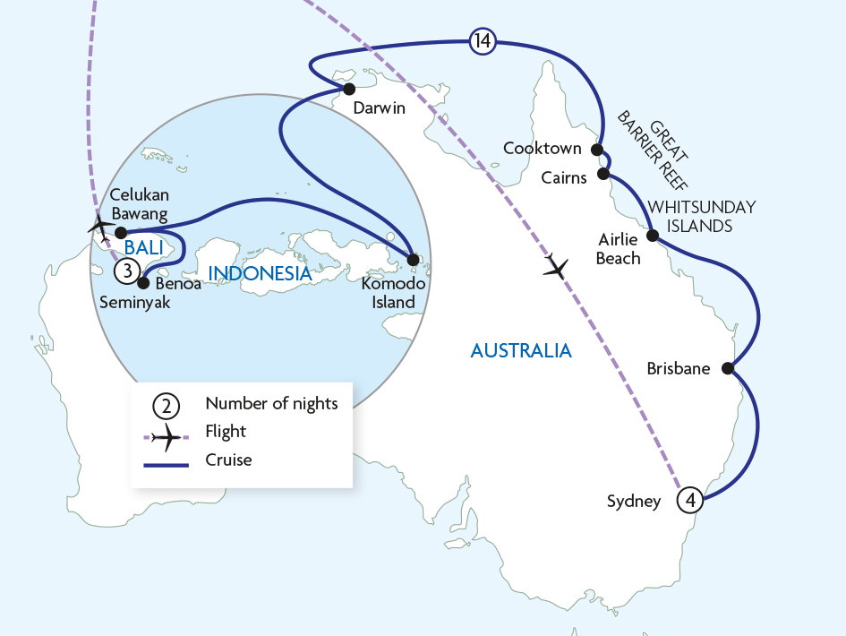 Sydney to Bali