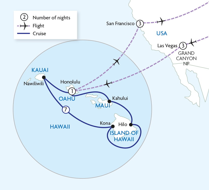 Iconic Cities, The Grand Canyon & Heavenly Hawaii