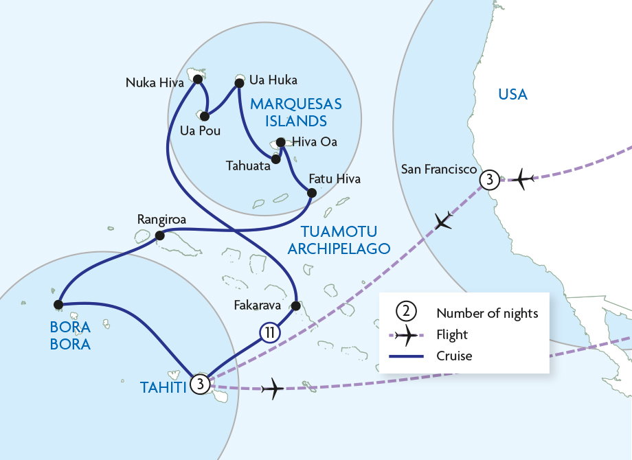 San Francisco & the Beauty of Marquesas