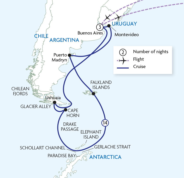 Antarctica & The Falkland Islands