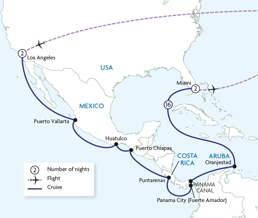 The Panama Canal and Gems of Central America