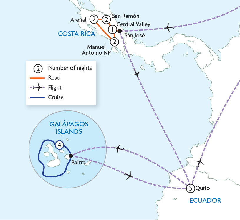 Costa Rica & Galapagos Wildlife Odyssey