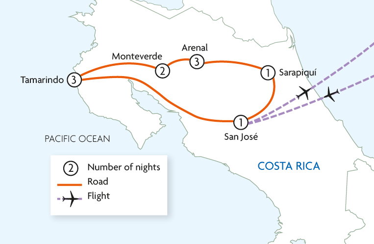 Costa Rica Road Trip - City to Surf