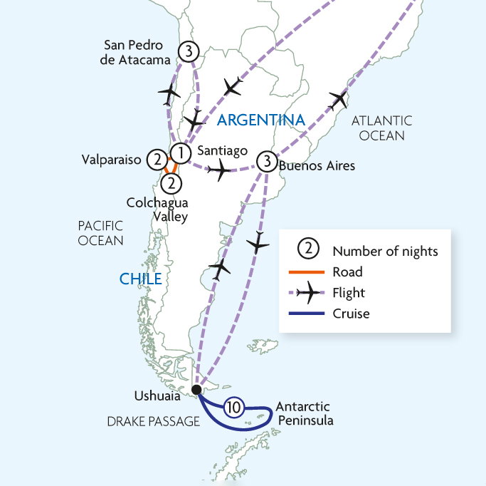 Highlights of Chile & Antarctica