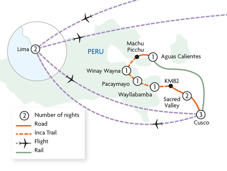 Ancient Cities & the Inca Trail from Dublin
