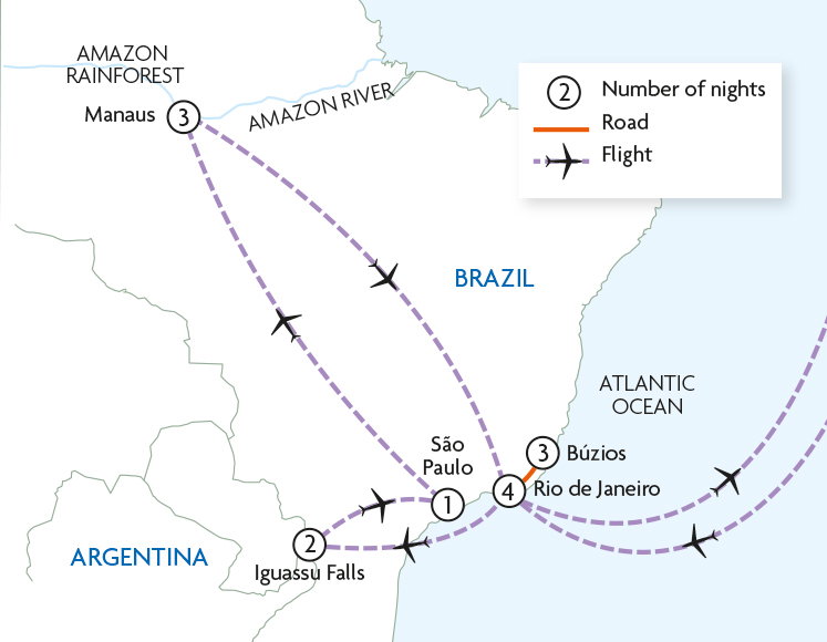 Beautiful Brazil from Dublin