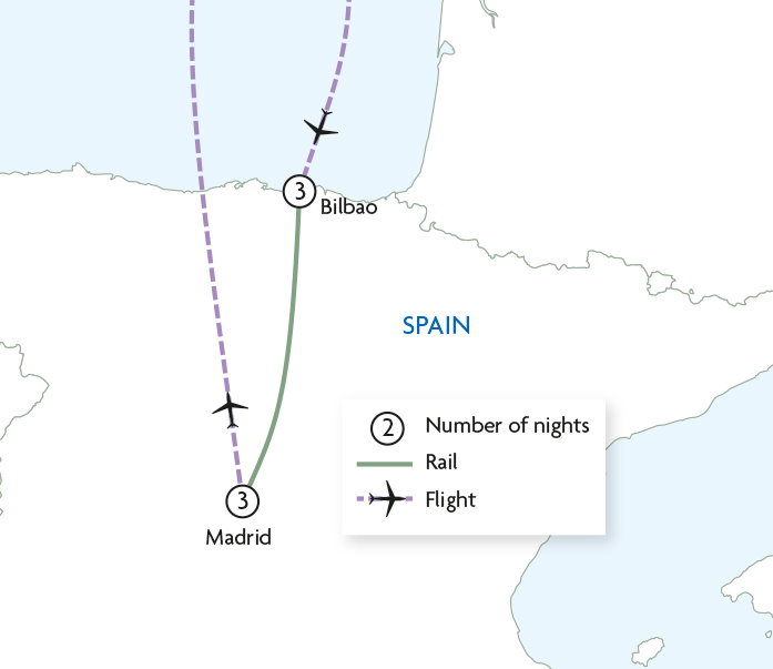 Bilbao & Madrid by Rail