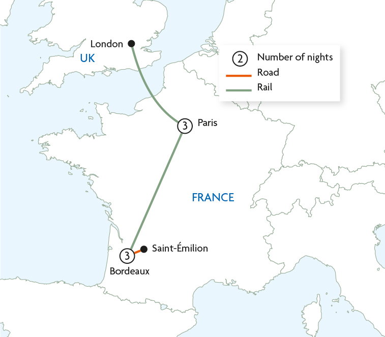 Parisian Icons and Beautiful Bordeaux by Eurostar