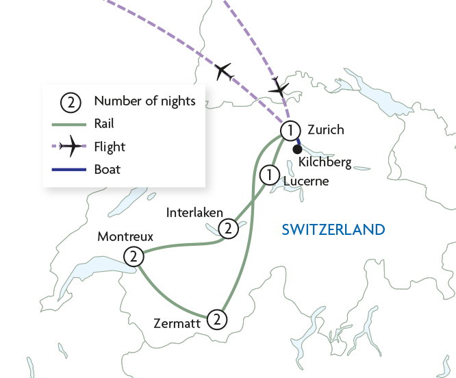 Best of Switzerland by Rail
