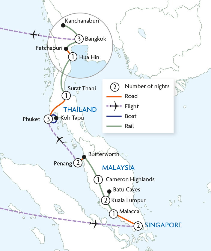 Singapore to Bangkok by Rail