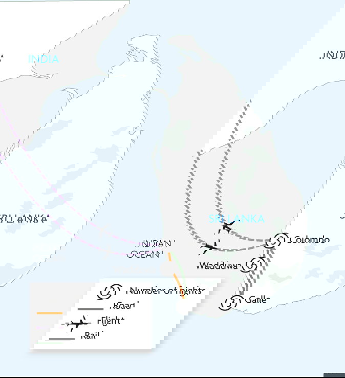 Sri Lankan Coastal Journey