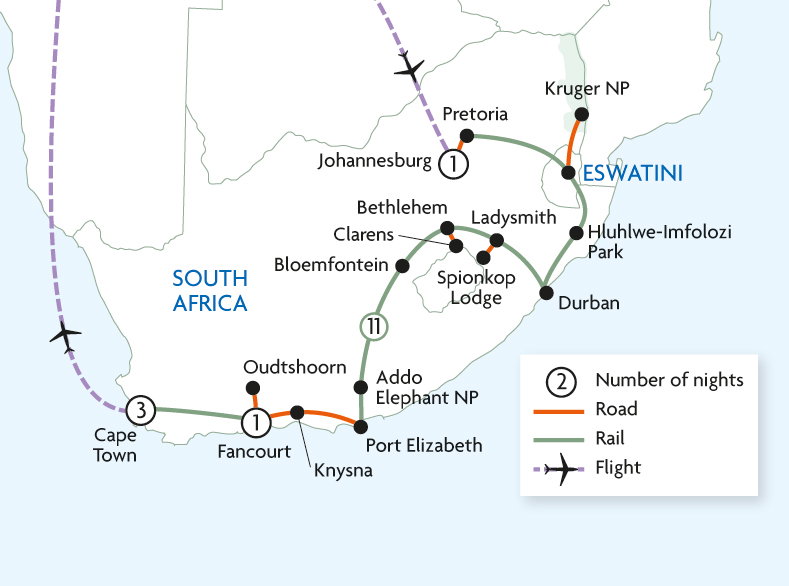 African Collage by Luxury Rail