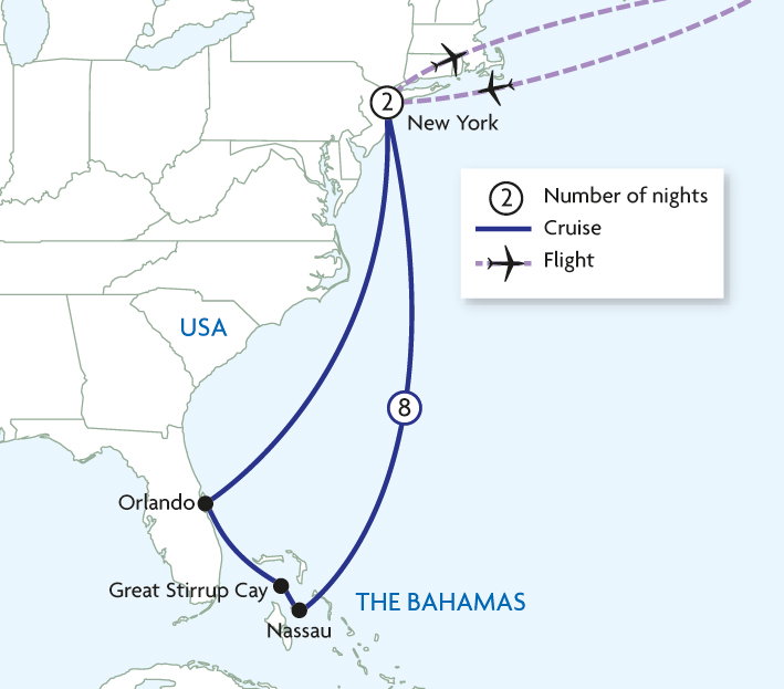 New York & the Beautiful Bahamas