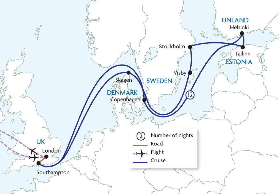 Scandinavia & the Baltics from Dublin