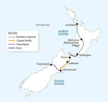 New Zealand by Rail