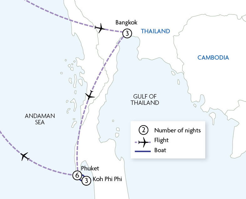 Bangkok, Phuket & Koh Phi Phi