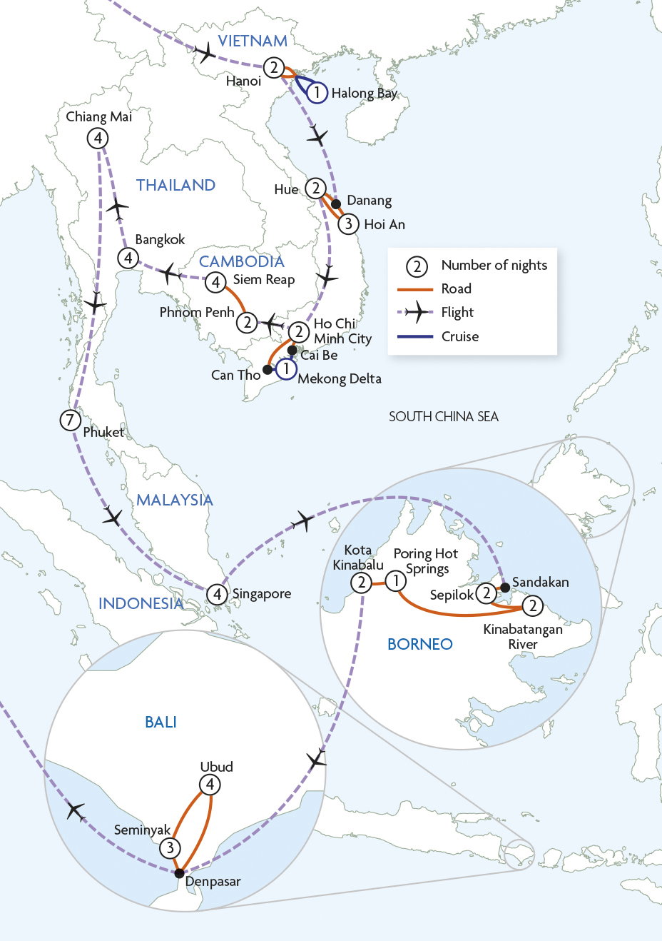 Grand Tour of South East Asia