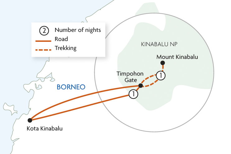 Climbing Mount Kinabalu