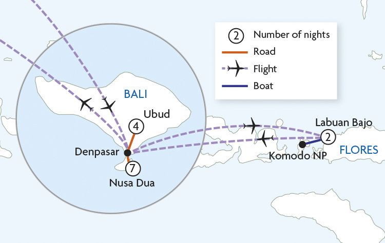 Enchanting Bali & Komodo Dragons