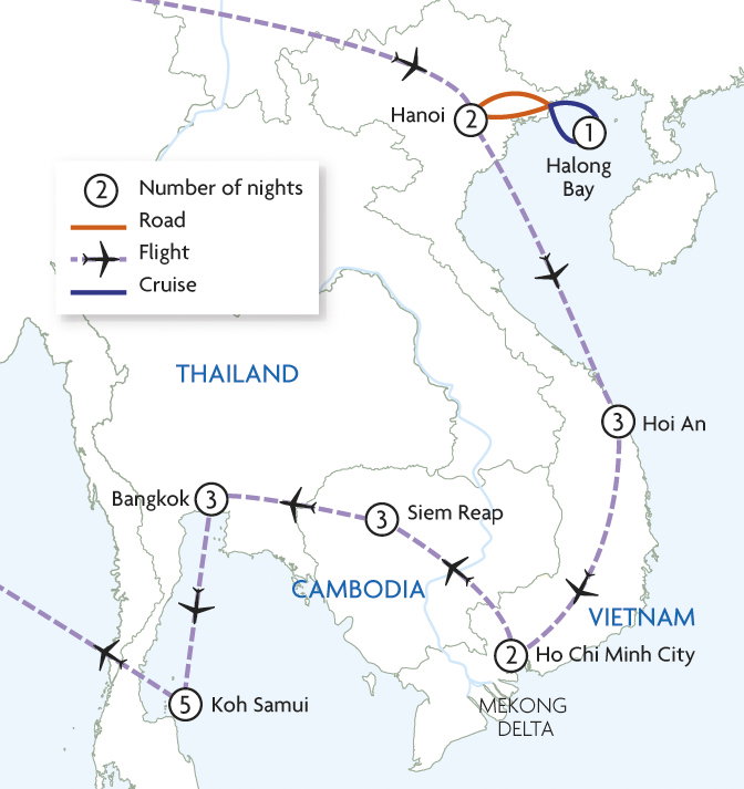 Best of Vietnam, Cambodia & Thailand