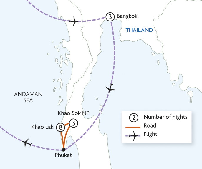 Bangkok, Elephant Hills & Khao Lak
