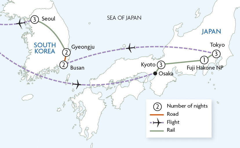 The Best of Japan & South Korea