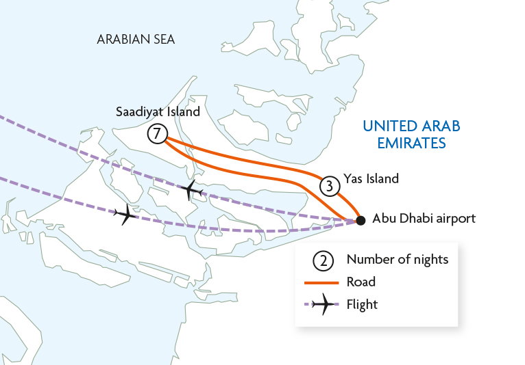 Yas Island & Saadiyat Beach