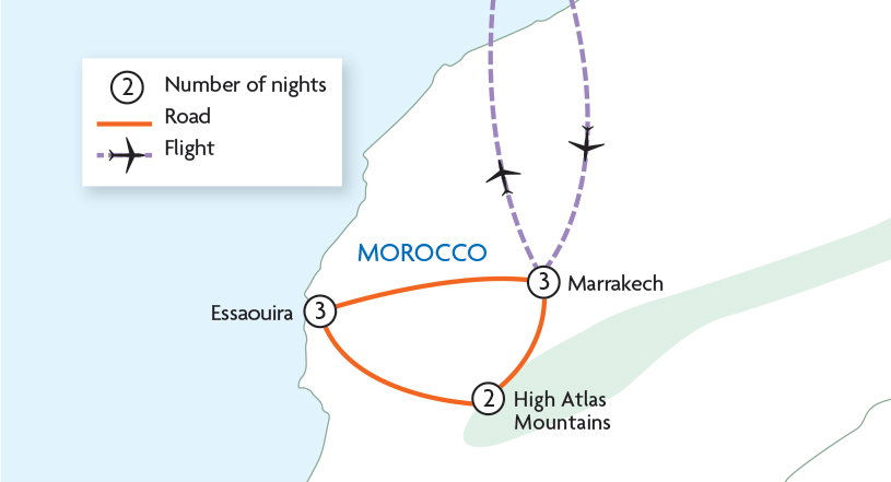 Marrakech, Mountains & Coast
