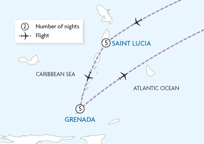 Saint Lucia & Grenada