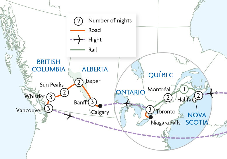 Canada Encompassed - Atlantic to Pacific