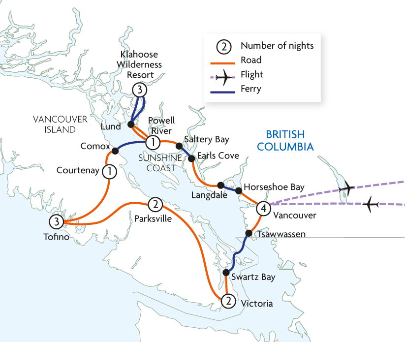 British Columbia's Island Escapade