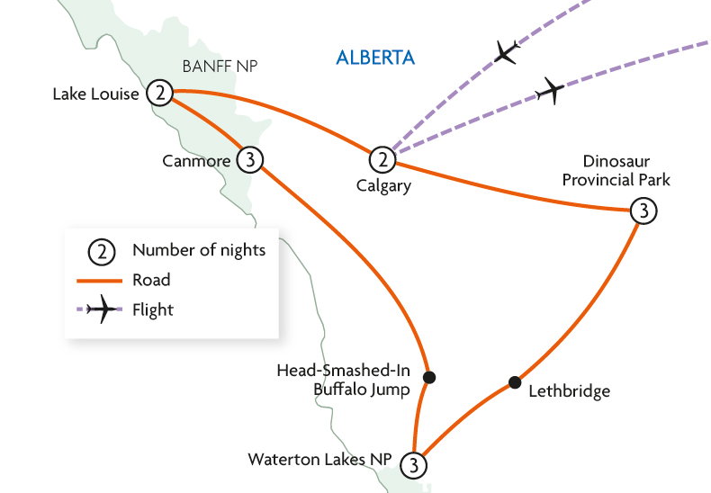 Alberta's Prairies, Peaks & Dinosaurs